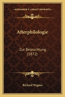 Afterphilologie 374461185X Book Cover