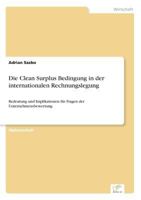 Die Clean Surplus Bedingung in Der Internationalen Rechnungslegung 3836600641 Book Cover
