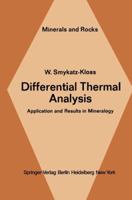 Differential Thermal Analysis: Application and Results in Mineralogy (Ecological Studies,) 3540069062 Book Cover