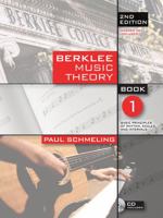 Berklee Music Theory Book 1 0876391102 Book Cover