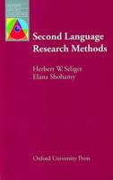 Second Language Research Methods (Language Education) 0194370674 Book Cover