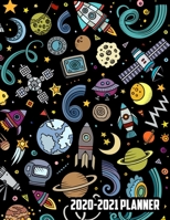 2020 - 2021 Planner: 2 Year Daily Weekly Monthly Calendar Size: 8.5 x 11 Jan 2020 - Dec 2021 Organizer Agenda Appointment 221 Pages US Holidays Space Rocket Science 1700698443 Book Cover