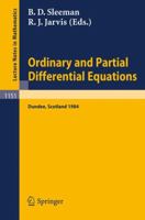 Ordinary And Partial Differential Equations: Proceedings of the Eighth Conference held at Dundee, Scotland, June 25-29, 1984 B00APYESP4 Book Cover
