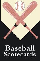 Baseball Scorecards: The Ultimate Baseball and Softball Statistician Record Keeping Scorebook; 95 Pages of Score Sheets (6" x 9") 108004096X Book Cover