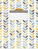 Graph Paper Notebook: Quad Ruled Squared Graphing Paper (120 Pages, Large 8.5 X 11) 1090238576 Book Cover