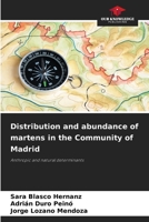 Distribution and abundance of martens in the Community of Madrid 6208505240 Book Cover