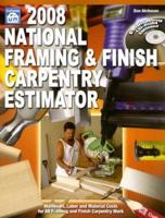 2008 National Framing & Finish Carpentry Estimator 1572181923 Book Cover