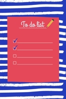 To Do List: Carnet de listes - planning des t�ches et notes quotidiennes - 100 pages format 15.24 x 22.86 cm 1655033794 Book Cover