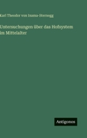 Untersuchungen über das Hofsystem im Mittelalter (German Edition) 3563136831 Book Cover
