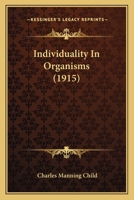 Individuality in Organisms 1018254021 Book Cover