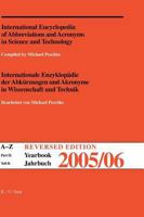 International Encyclopedia of Abbreviations and Acronyms in Science and Technology /Internationale Enzyklopädie der Abkürzungen und Akronyme in Wissenschaft ... Tl II. A - Z Reversed Edition: Tl II 3598235070 Book Cover