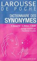 Dictionnaire des Synonymes