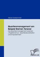 Quartiersmanagement Am Beispiel Bremen Tenever 3836671433 Book Cover