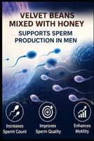 Consuming velvet beans mixed with honey increases sperm production in men.: REAL HEALTH B0H9M37YZX Book Cover