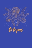 Octopus: Reading Notebook Journal For Octopus And Sea Creature Lovers and Stars Constellation Fans 1673707602 Book Cover