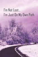 A Journal for Your Thoughts - Purple: 90 Lined Pages and 10 Nature Images for Inspiration and Accountability to Your Goals and Dreams 1079800042 Book Cover