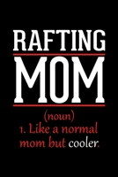 Rafting Mom Notebook: Graph Paper Notebook with 120 pages 6x9 perfect as math book, sketchbook, workbook and diary Funny Gift for Rafting Fans and Coaches 1677276142 Book Cover
