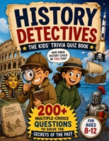 History Detectives - The Kids' Trivia Quiz Book: 200+ Multiple-Choice Questions to Solve the Secrets of the Past - For Ages 8-12 B0H6HMSFFM Book Cover