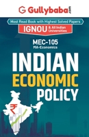 MEC-105 Indian Economic Policy 9381066639 Book Cover