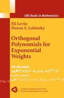 Orthogonal Polynomials for Exponential Weights 1461265630 Book Cover