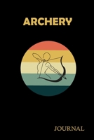 Archery Journal: A 6x9 Inch Matte Softcover Journal Notebook With 120 Blank Lined Pages And A Cute Vintage Retro Archery Cover Design 1670776689 Book Cover