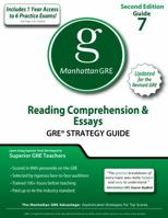 Reading Comprehension & Essays GRE Strategy Guide 1935707523 Book Cover