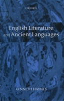 English Literature and Ancient Languages 0199212120 Book Cover