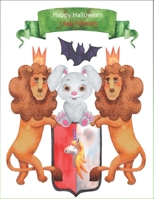 happy Halloween, I Spy Animals: With My Little Eye Animals Learn Your ABC's with This A-Z ( Learn Halloween Numbers 1- 10 ) Activity Book for Kids Ages 2-5 B08KSW5WGN Book Cover