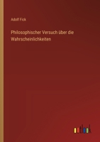 Philosophischer Versuch Uber Die Wahrscheinlichkeiten 3743351560 Book Cover