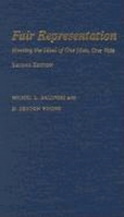 Fair Representation: Meeting the Ideal of One Man, One Vote 081570111X Book Cover