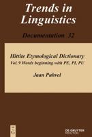 Words beginning with PE, PI, PU (Trends in Linguistics Documentation, 32) 3110318415 Book Cover