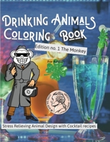 Drinking Animals Coloring Book 0385370652 Book Cover