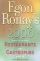 Egon Ronay's Guide To The Best Restaurants And Gastropubs In The Uk 0900624280 Book Cover