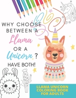 Llama Coloring Book for Adults: Llama Adult Coloring Pages for Stress Relief, Mindfulness and Inspiration B08BF14J83 Book Cover
