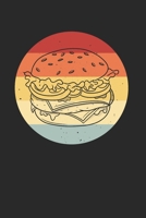 Burger Notizbuch: Burger Notizbuch für Liebhaber / Notizheft / Notizblock A5 (6x9in) Dotted Notebook / Punkteraster / 120 gepunktete Seiten (German Edition) 1675545421 Book Cover