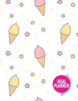 Meal Planner : Pretty 52 Week Food Planner & Grocery List Menu Food Planners Prep Book Eat Records Journal Diary Notebook Log Book - Large 8. 5 X 11 Inch - 110 Pages - AXL 0009124 171086897X Book Cover