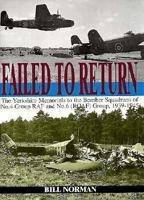 Failed to Return: The Yorkshire Memorials to the Bomber Squadrons of No. 4 Group RAF and No. 6 (Rcaf) Group, 1939-1945 0850524741 Book Cover