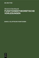 Elliptische Funktionen 1020725540 Book Cover