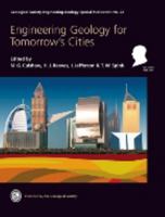 Engineering Geology For Tomorrow's Cities   Engineering Geology Special Publication 22 (Geological Society Engineering Geology Special Publication) 1862392900 Book Cover