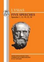 Lysias: Five Speeches (BCP Greek Texts) (BCP Greek Texts) 1853994472 Book Cover