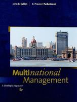 Multinational Management 032442177X Book Cover