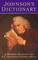 Johnson's Dictionary: A Modern Selection (Dover Books on Literature & Drama) 0486440893 Book Cover