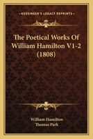 The Poetical Works Of William Hamilton V1-2 1104321955 Book Cover
