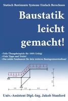 Baustatik leicht gemacht!: Statisch Bestimmte Systeme Einfach Berechnen 1726705846 Book Cover