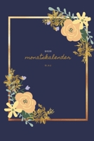 Monatskalender 2020 blau: Terminplaner | Wochenplaner | Bullet Journal | Kalender Taschenkalender und Terminkalender für das neue Jahr |Termine selbst ... Blumen Design| Floral Muster (German Edition) 1676352805 Book Cover