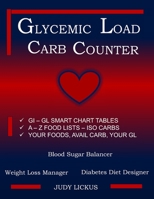 GLYCEMIC LOAD CARB COUNTER: GI–GL SMART CHART TABLES A–Z FOOD LISTS–ISO AVAILABLE CARBS YOUR FOODS, YOUR AVAILABLE CARBS, YOUR GL BLOOD SUGAR BALANCER, WEIGHT LOSS MANAGER, DIABETES DIET DESIGNER B0D44VL9VV Book Cover