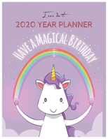 I Can Do It 2020 Year Planner: Unicorn Is Real Dream Come True Unicorn Kawaii Unicorn Monthly and Yearly Planner Blank Lined Themed Year Planner ... 110 Pages for Learning Professional Business 1674633033 Book Cover