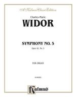 Widor Symphony No.5 Organ (Kalmus Edition) 076924274X Book Cover