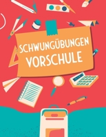 Schwungübungen Vorschule: Vorschulblock für Jungen und Mädchen ab 4 Jahren - Buchstaben und Zahlen Lernheft für den Kindergarten und Grundschule - ... mit Schwungübungen (Motiv 3) B08BWGPQD8 Book Cover