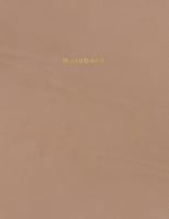 Notebook: Beautiful nude leather style with gold lettering | 150 College-ruled lined pages 8.5 x 11 1726716066 Book Cover